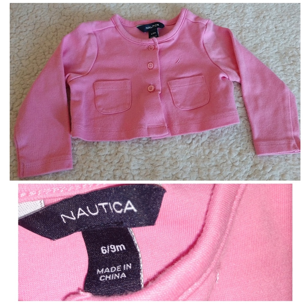 Nautica 6-9 mo/ cardigan